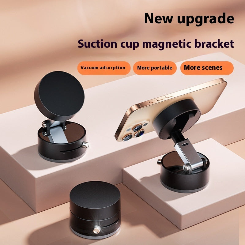 Minimalist Magnetic Vacuum Car Phone Holder