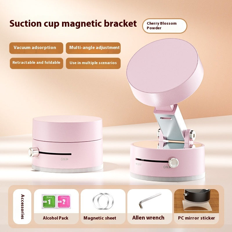 Minimalist Magnetic Vacuum Car Phone Holder