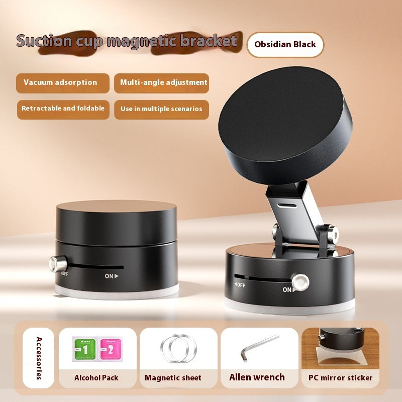 Minimalist Magnetic Vacuum Car Phone Holder